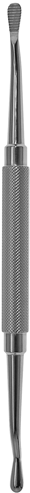 Bone File #12A double ended 7″ 5mm straight plain/cross serrated