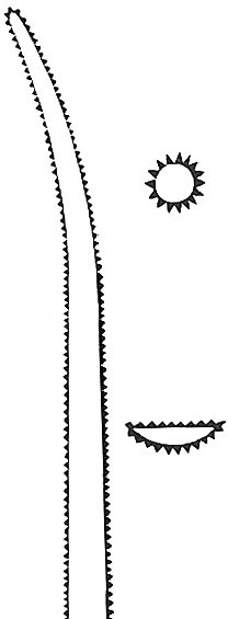 Putti Bone Rasp double ended 12″ round tapered - Image 2