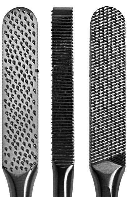Fomon Rasp double ended 8 1/2″ 8mm convex/flat fine serrations - Image 2