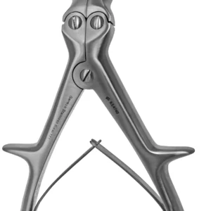 Stille-Horsley Forceps 10″ angled, double action
