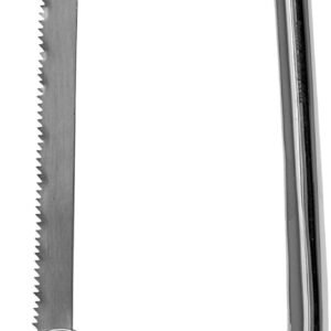 Charriere Amputation Saw 14″, 10mm and 14mm stainless steel blades, ring handle chrome