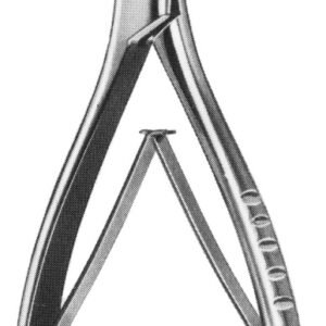 Mead Rongeur 6 1/4″ curved 4mm, single action