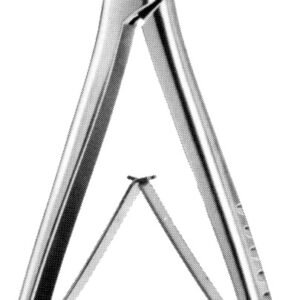 Luer Rongeur 6 3/4″ curved 8mm, single action