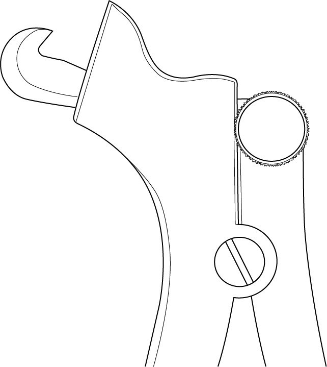 DeVilbiss Cranial Rongeur 8 1/4,” with one spare blade, single action - Image 3