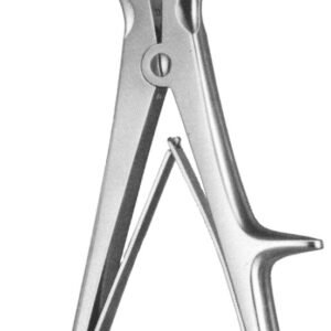Stille-Luer Rongeur 9″ angular 6mm, double action