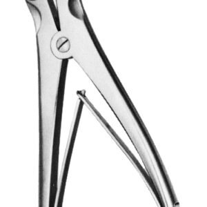 Leksell-Stille Rongeur 9 1/2″ curved 3mm, double action