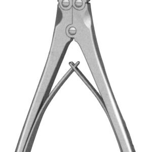 Ruskin Rongeur 7″ side curved 5mm, double action