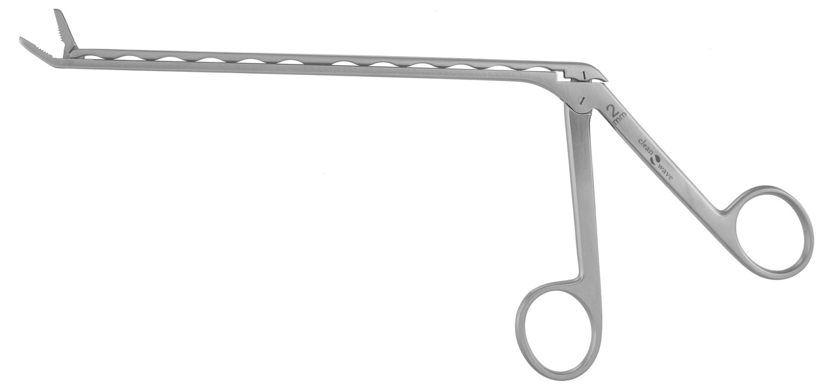 Clean Wave Caspar IVD (Intervertebral Disc) Rongeur 7 1/4″ up fenestrated 2x12mm serrated side jaws