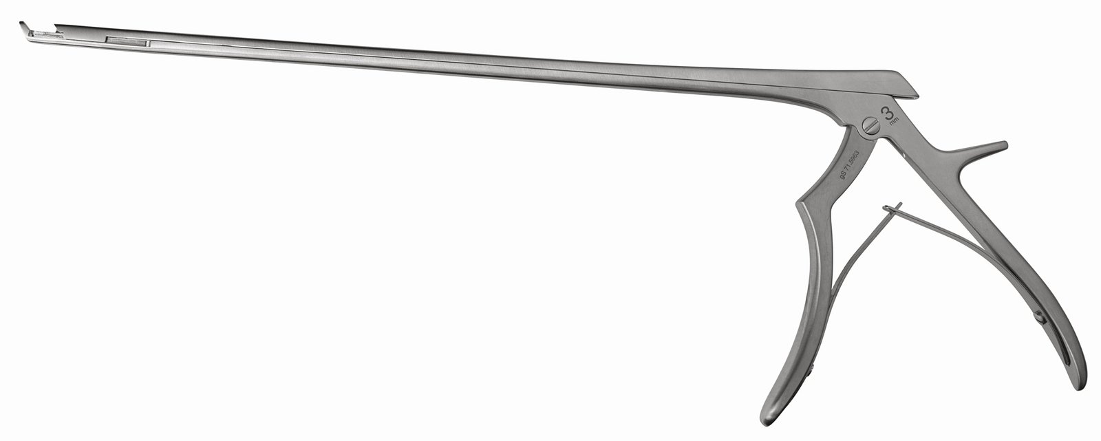 Spurling Kerrison Punch 12″ forward 2mm thin foot plate with bone ejector