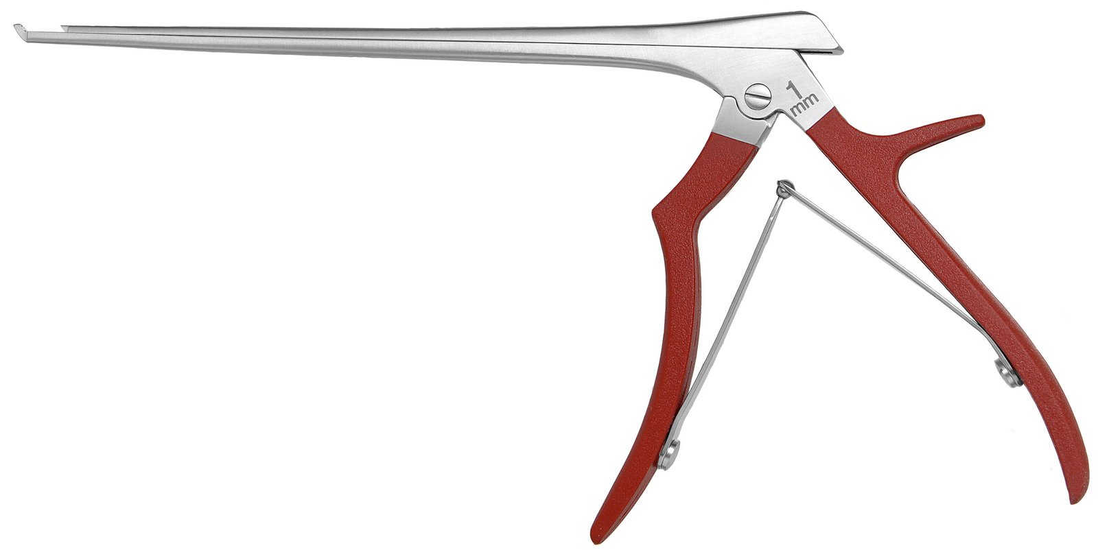MKPunch 8″, forward 1mm, Ferris-Smith-Kerrison silicone coated handle, red