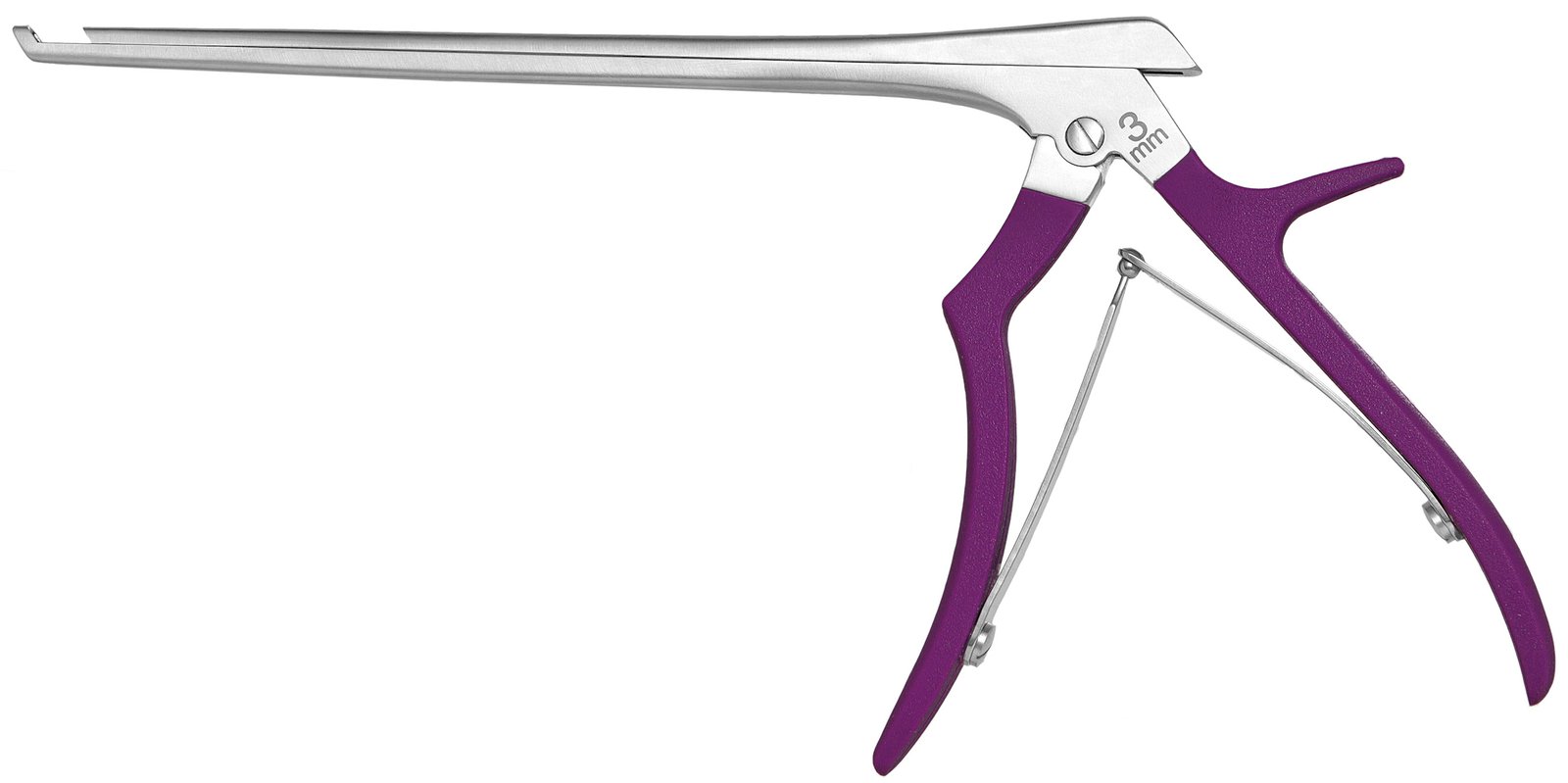 MKPunch 8″, forward 3mm, Ferris-Smith-Kerrison silicone coated handle, purple