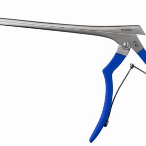 MKPunch Foraminotomy 8″, strong cvd fwd 2mm, Ferris-Smith-Kerrison silicone coated handle, blue