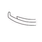 MKPunch Foraminotomy 8″, strong cvd fwd 3mm, Ferris-Smith-Kerrison silicone coated handle, purple - Image 2