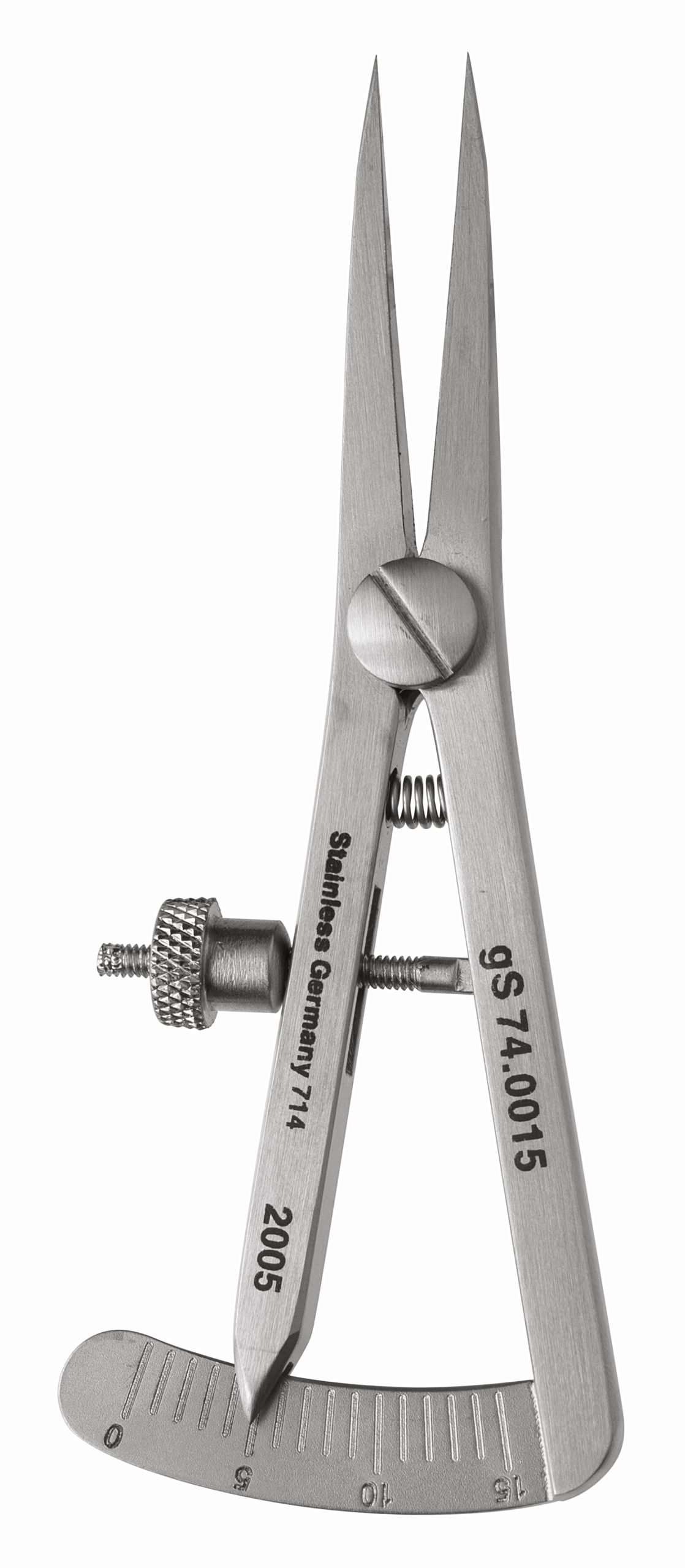 Castroviejo Caliper 3″ straight 0-15mm