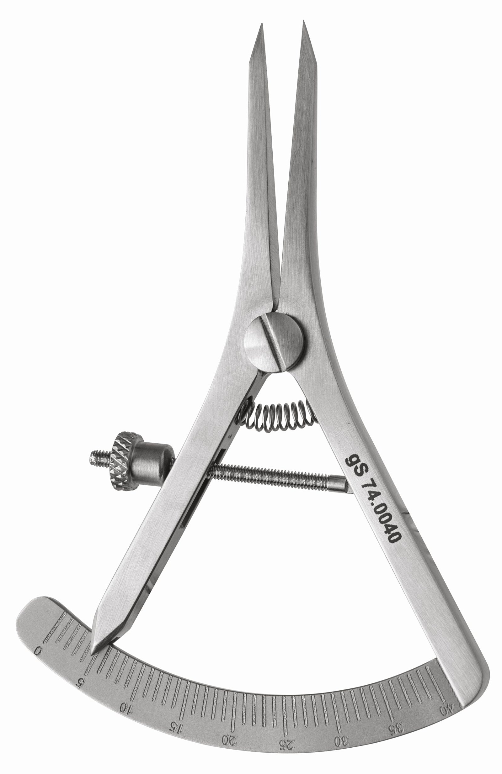 Castroviejo Caliper 3 1/2″ straight 0-40mm