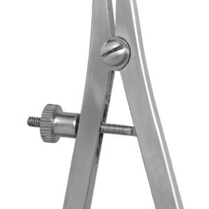 Castroviejo Caliper 3 1/2″ curved 0-20mm
