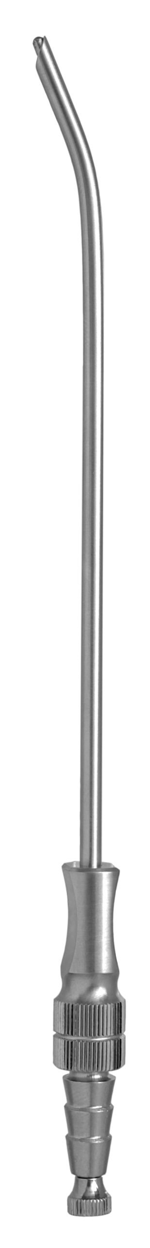 Adson Suction Tube 8 1/2″ 15 french, angled 20 degree with stylette