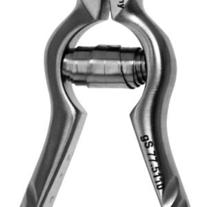 Nail Nipper 4 1/2″, concave, barrel spring, locking clip, stainless steel
