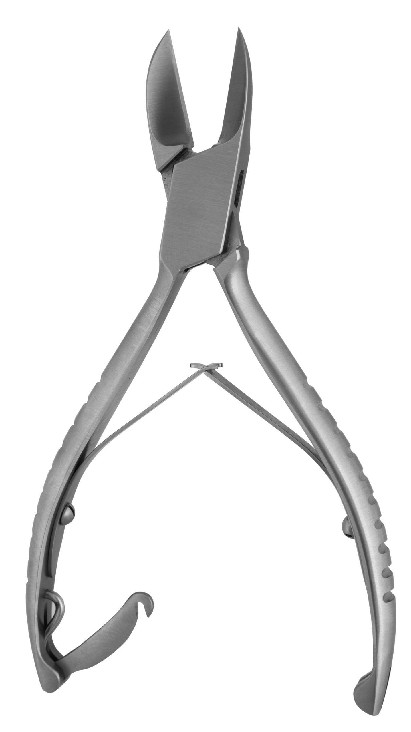 Nail Nipper 5 1/2″ straight, beveled heavy jaw, grooved handle