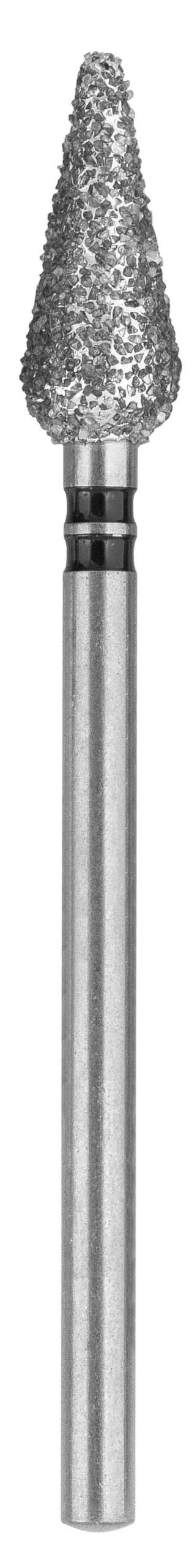 Bur, Diamond 1 3/4″, diameter 5.0mm tree shape, super coarse, maximum rpm 30,000, stainless steel shank