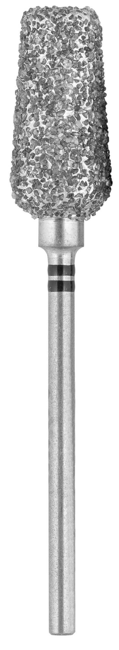Bur, Diamond 1 3/4″, diameter 9.0mm tapered with flat top, super coarse, maximum rpm 20,000, stainless steel shank