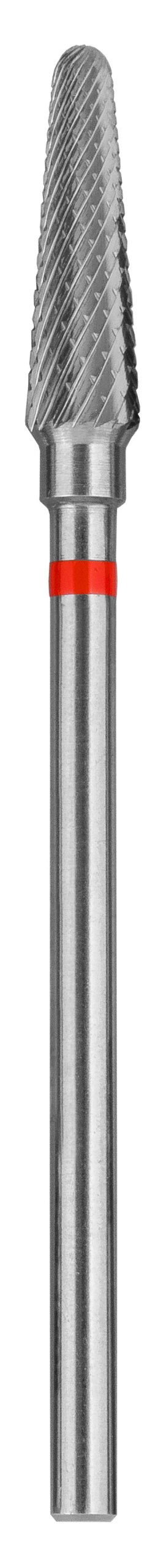 Bur, Carbide 2″, diameter 4.0mm cone with round top, cross-cut, fine, maximum rpm 20,000, stainless steel shank