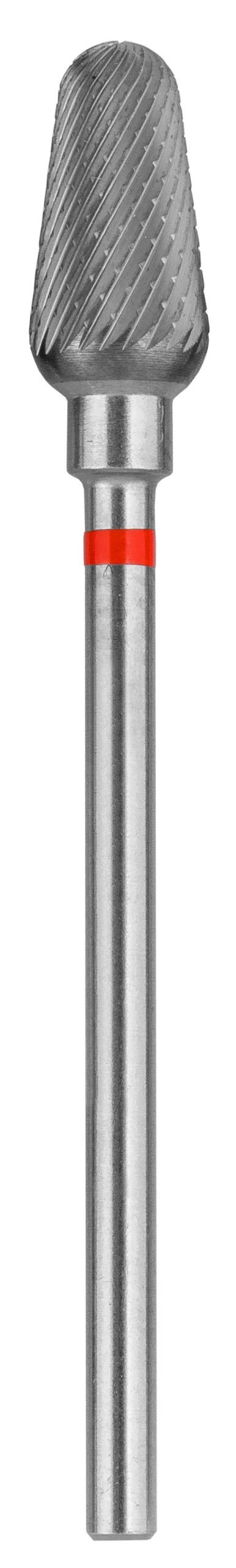 Bur, Carbide 2″, diameter 6.0mm cone with round top, cross-cut, fine, maximum rpm 15,000, stainless steel shank