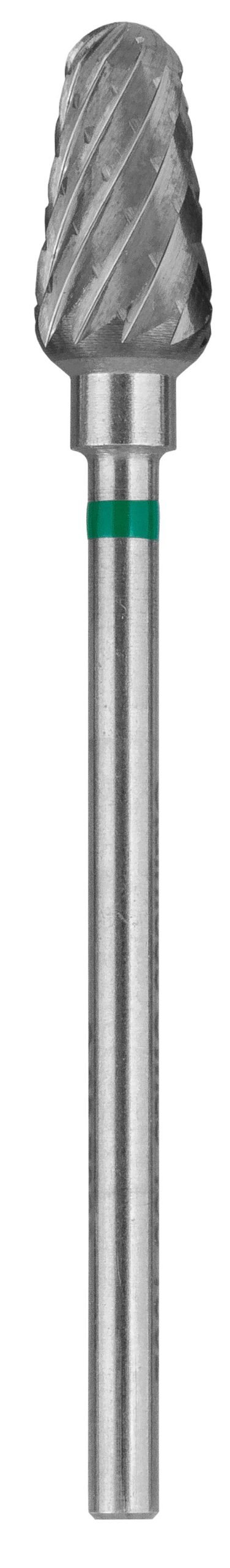 Bur, Carbide 2″, diameter 6.0mm cone with round top, cross-cut, coarse, maximum rpm 15,000, stainless steel shank
