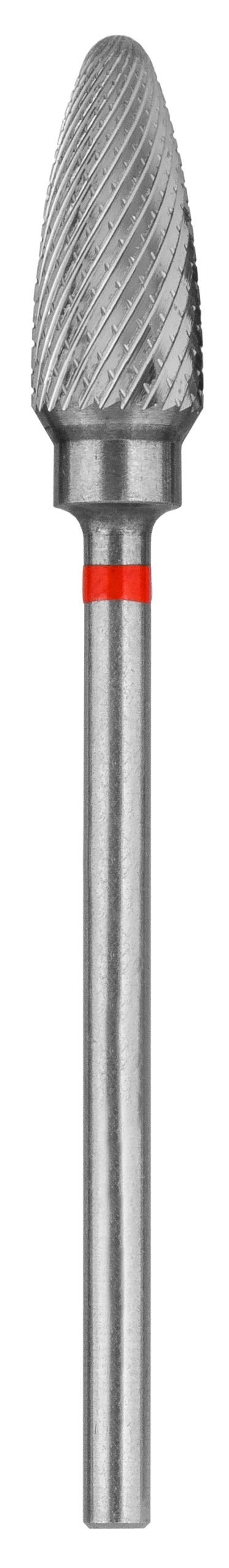 Bur, Carbide 2″, diameter 6.0mm pear, cross-cut, fine, maximum rpm 15,000, stainless steel shank