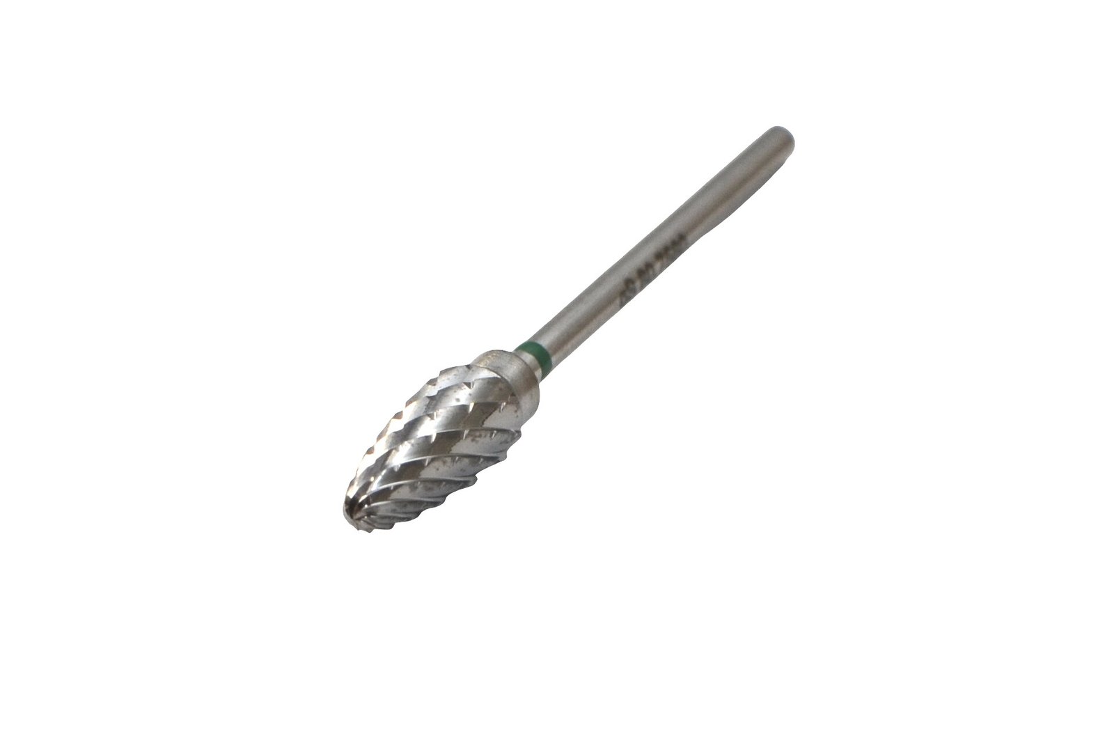 Bur, Carbide 2″, diameter 6.0mm pear, cross-cut, coarse, maximum rpm 15,000, stainless steel shank