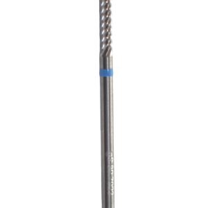 Bur, Carbide 2″, diameter 2.3mm cylinder with rounded top, cross-cut, standard, maximum rpm 25,000, stainless steel shank
