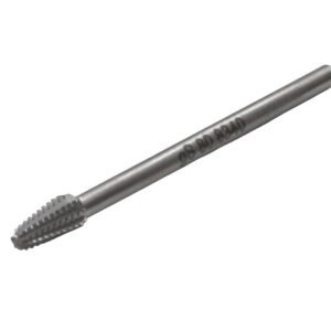 Bur, Stainless 1 3/4″, diameter 4mm bud, skin cutter, cross-cut maximum rpm 15,000, stainless steel shank