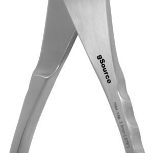 Wire Bending Pliers 8″ with cutter, tungsten carbide, maximum capacity 2.0mm [.079″]