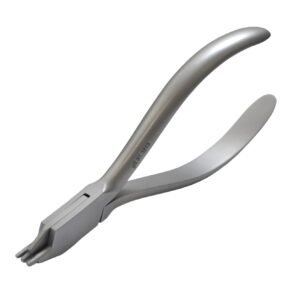 Aderer Cerclage Wire Bending Pliers, 5″, smooth 3-jaw blunt prong tips, maximum capacity 1.0mm [.040″]
