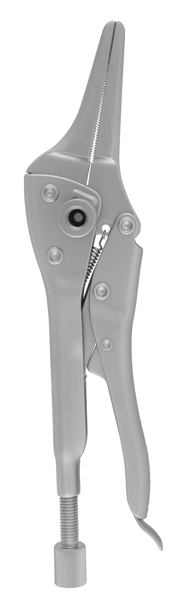 Locking Pliers Needle Nose 8 1/2″ small, end/side connect, for 400 grade Slaphammer MK 81.7150