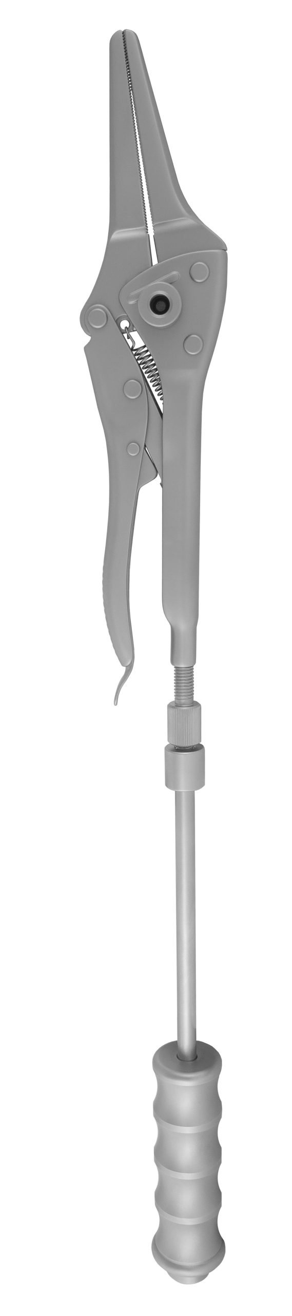 Locking Pliers Needle Nose 12″ large, end/side connect, for 700 grade Slaphammer MK 81.7152 - Image 2
