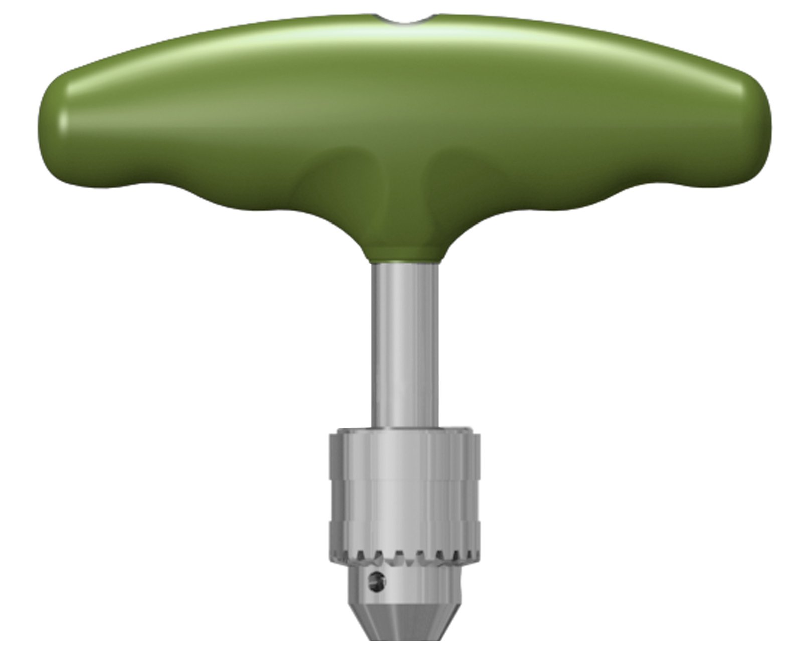 MKSilicone Steinmann Pin Chuck 4″, with key, maximum inner diameter 4.0mm cannulation, blue