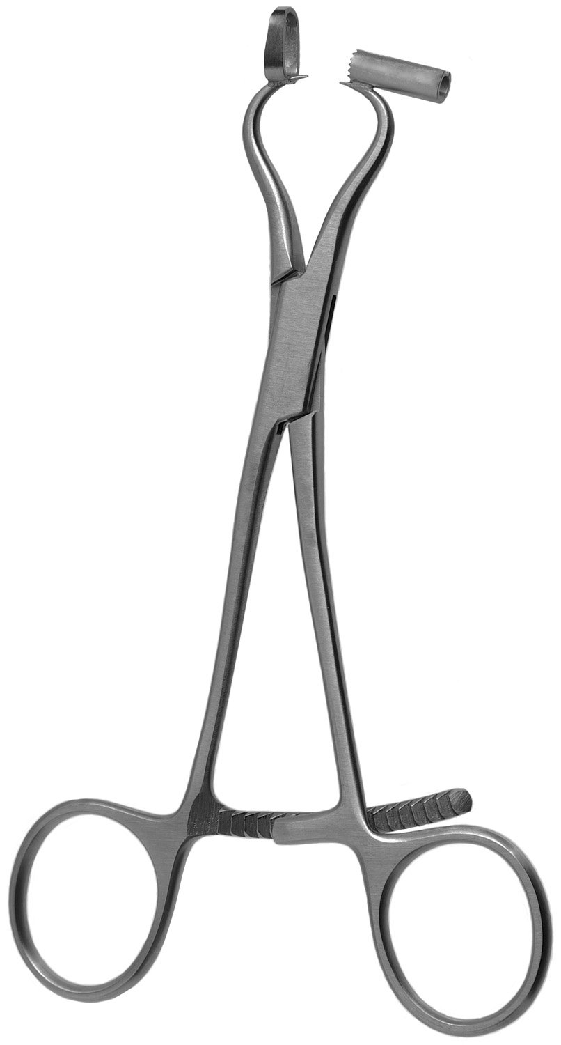 MKWire Passer and Retriever Forceps 6″, with drill guide, outer diameter 3.0mm, maximum capacity 1.5mm [17 gauge] cerclage wire
