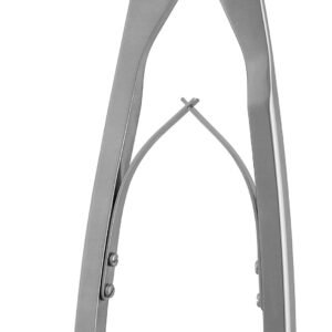Rod Holder 11″ straight narrow nose for diameter 5.5mm [7/32″] rods, with ratchet, leaf spring