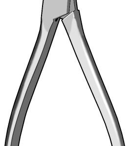 Wire Cutter 6″, tungsten carbide, maximum capacity 1.1mm [.045″]