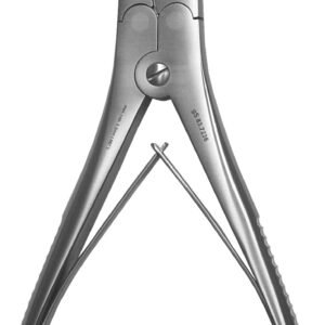 Angled Wire Cutter double action 9 1/2″, tungsten carbide, maximum capacity 2.4mm [.094″]
