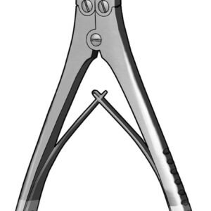 Front and Side Wire Cutter double action 7″, tungsten carbide, maximum capacity 1.6mm [.062″]