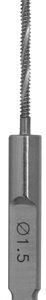 Tap 2 1/4″ 2.0mm small quick coupling (SQC) 0.6mm pitch
