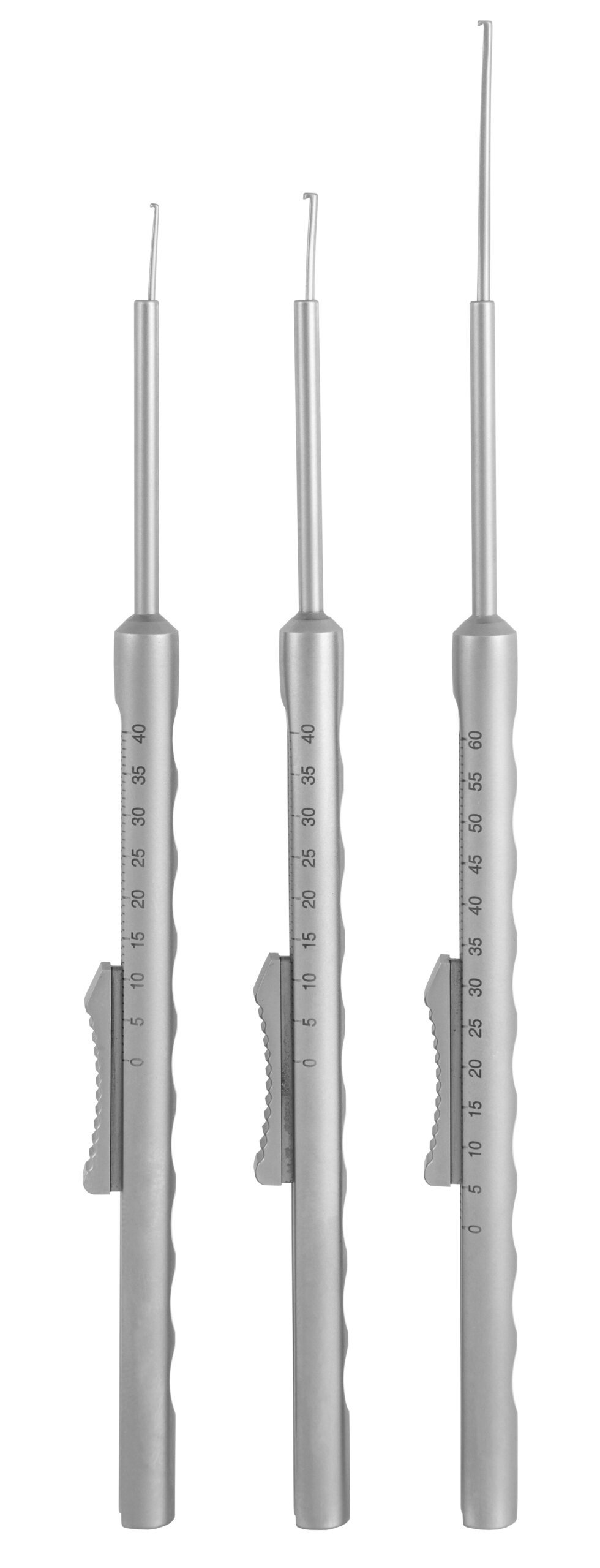 Depth Gauge 6″ with sliding stop, 40mm scale, for 2.4mm/2.7mm/3.5mm screws - Image 2