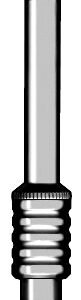 Screw Holding Sleeve 5″ for outside diameter 7.0mm shafts with notch