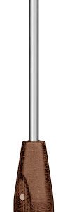Screwdriver 10 1/2″ hexagonal 2.5mm with notch, plastic handle, black