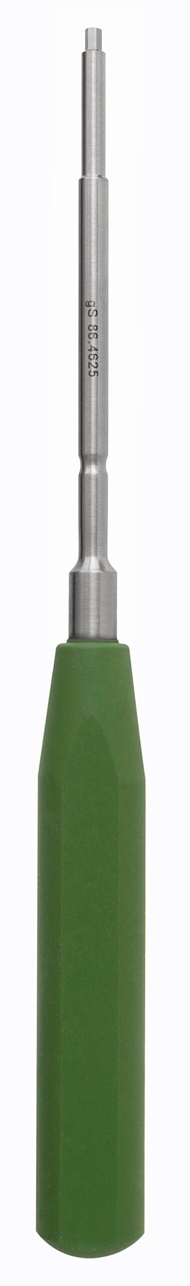 MKSilicone Screwdriver 7 3/4″ hexagonal 2.5mm, silicone handle, green