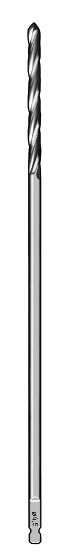 Drill Bit small quick coupling (SQC) 3 flute 4.5mm 195mm/45mm