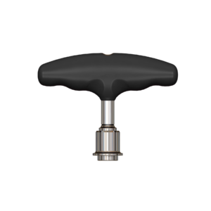 MKSilicone T Handle, 3 1/2″, HQC, Max ID Ø5.0mm, Cannulated, Black