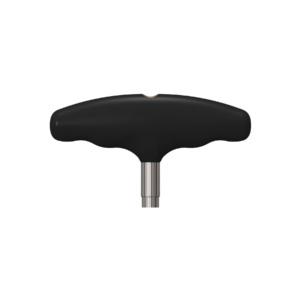 MKSilicone T Handle, 2 1/4″, M8, Max ID Ø6.5mm, Cannulated, Black